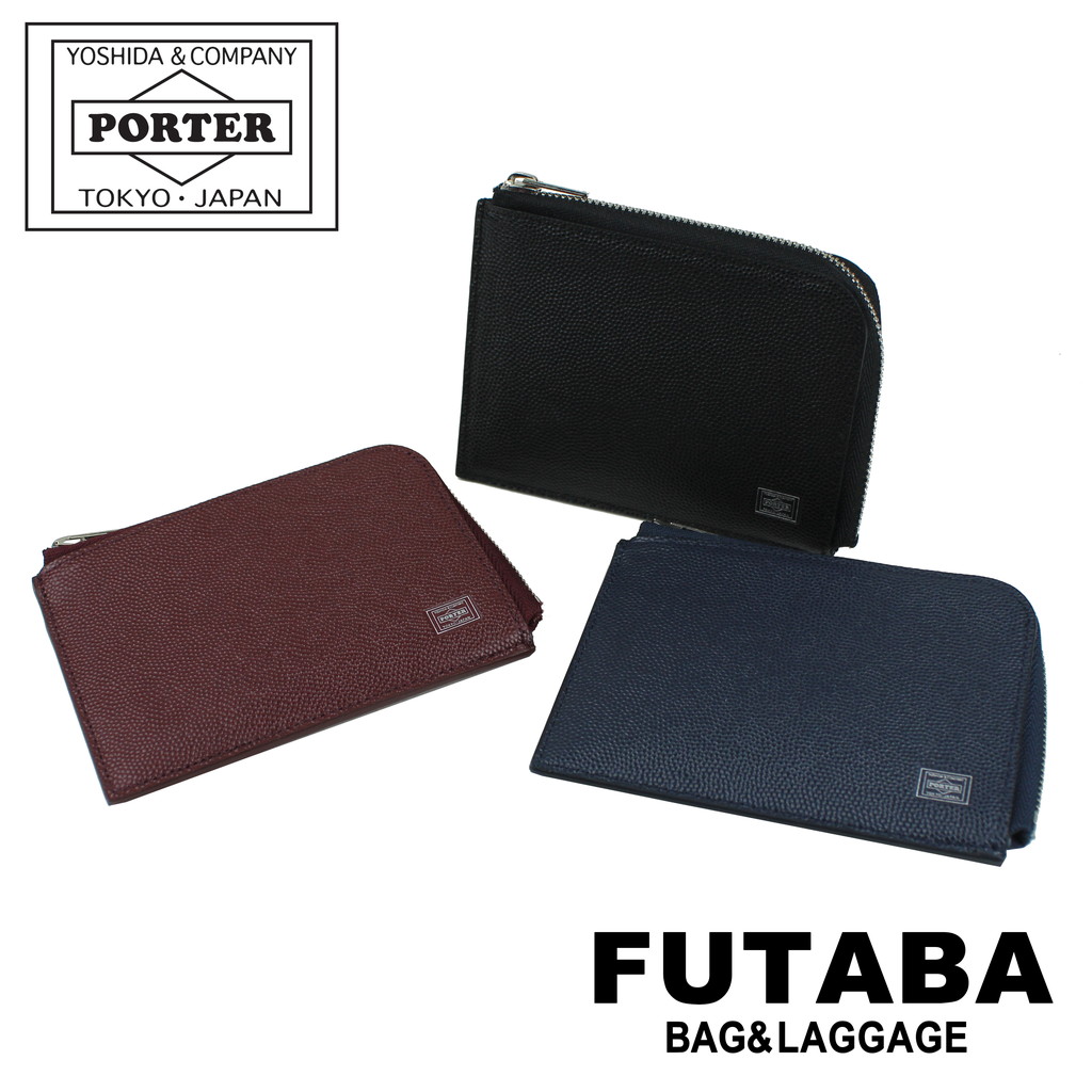 吉田カバン ポーター エイブル カード コインケース PORTER ABLE CARD & CION CASE 030-03084 カジュアル メンズ レディースしなやかな風合いのエンボス加工