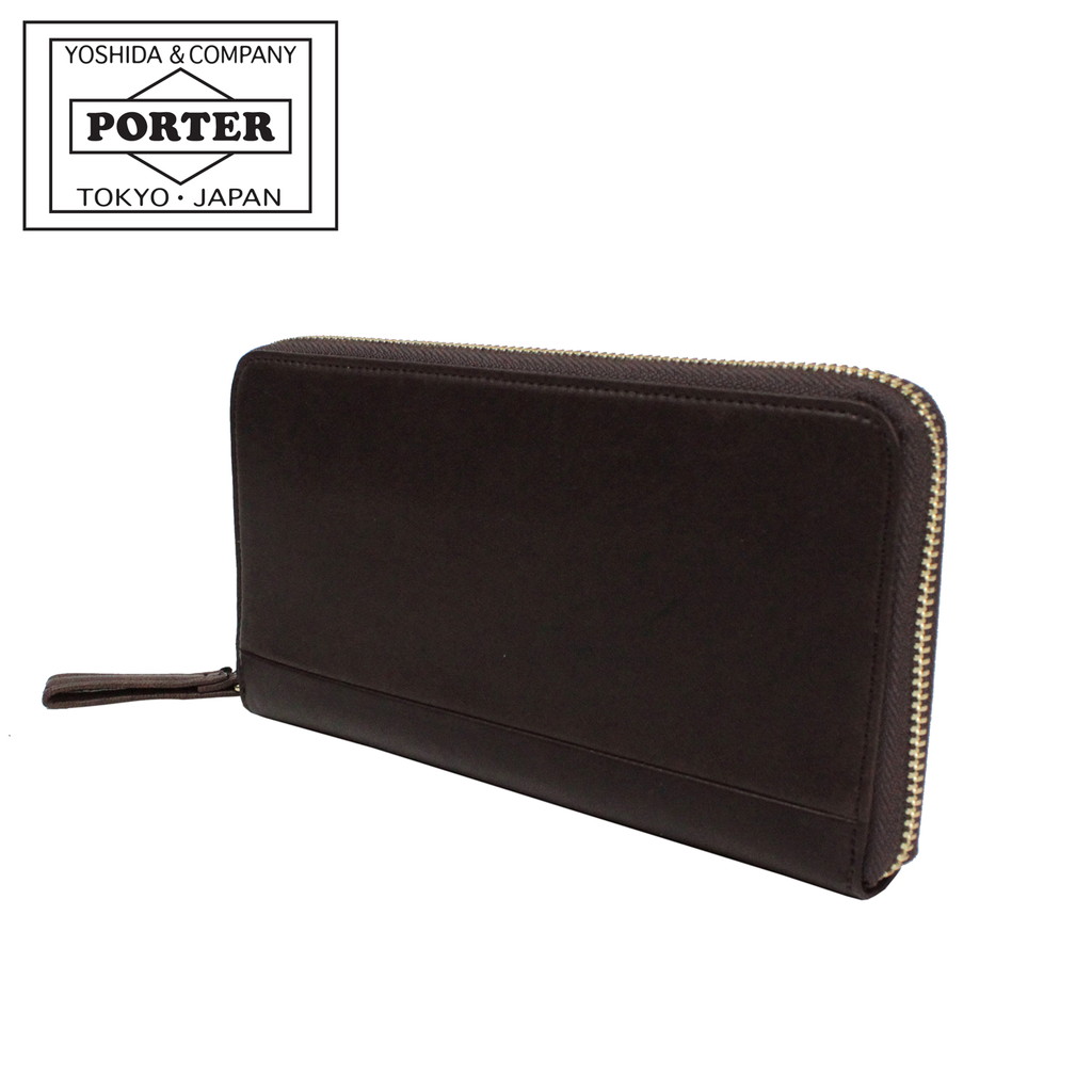 ポーター ワイズ ロングウォレット 341-01318 10 ブラック PORTER 吉田カバン 長財布 WISE レザー ギフト プレゼント 日本製 馬革 ラウン