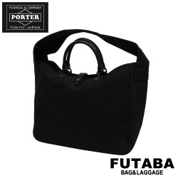 吉田カバン PORTER ポーター CORE コア トートバッグ（M) 552-06433タフな素材感が魅力的なオリジナルの帆布生地と、クラシカルなデザインを組み合わせ、オールブラックで仕上げたシリー