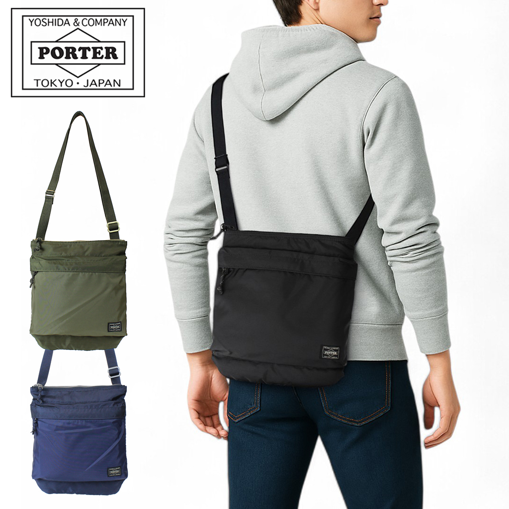 ポーター フォース ショルダーバッグ 855-05901 10 ブラック PORTER 吉田カバン ショルダーバッグ FORCE ギフト プレゼント 日本製 B5サ