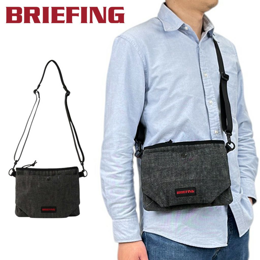 BRIEFING BLACK DENIM
