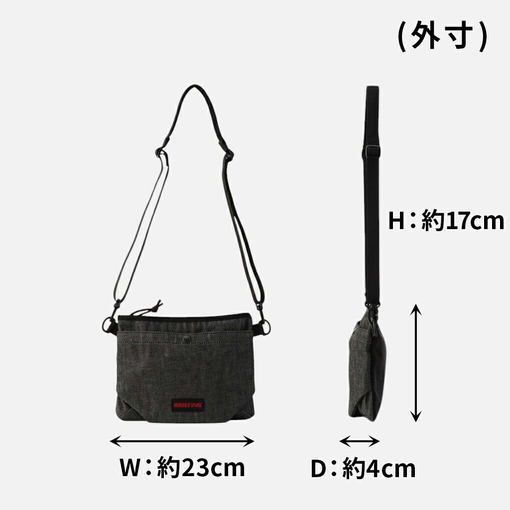 BRIEFING BLACK DENIM