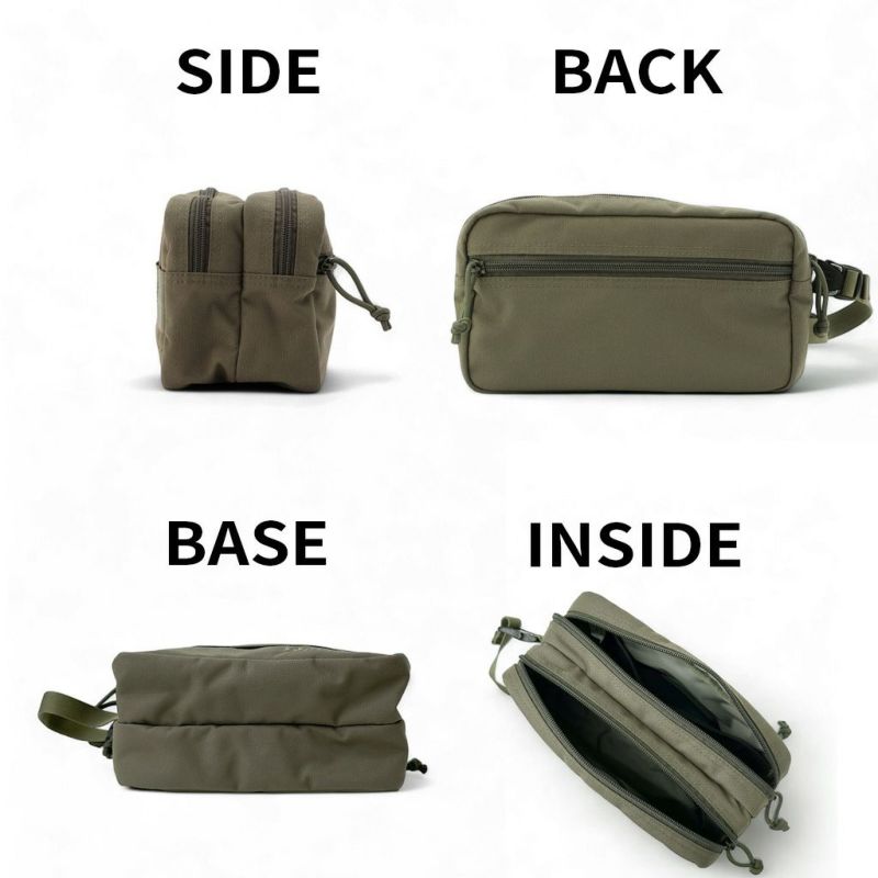 正規取扱店】 ブリーフィング DOUBLE ZIP POUCH STD brg253g24